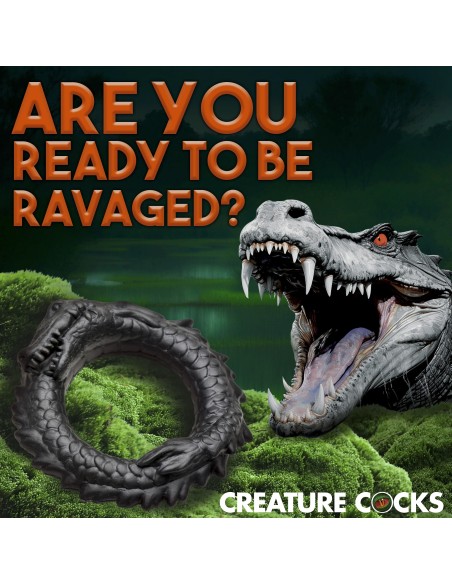 Cockring Black Caiman Noir