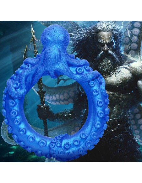 Cockring Poseidon's Octo-ring Bleu Cockring Poseidon's Octo-ring Bleu