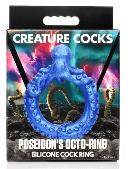 Cockring Poseidon's Octo-ring Bleu Cockring Poseidon's Octo-ring Bleu