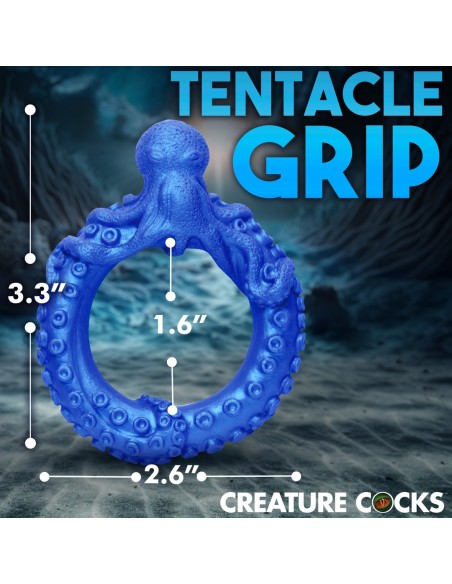 Cockring Poseidon's Octo-ring Bleu Cockring Poseidon's Octo-ring Bleu