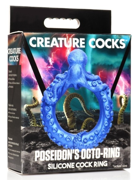 Cockring Poseidon's Octo-ring Bleu Cockring Poseidon's Octo-ring Bleu