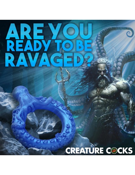 Cockring Poseidon's Octo-ring Bleu Cockring Poseidon's Octo-ring Bleu