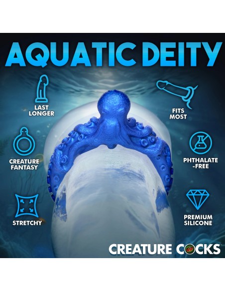 Cockring Poseidon's Octo-ring Bleu Cockring Poseidon's Octo-ring Bleu