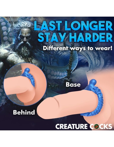 Cockring Poseidon's Octo-ring Bleu Cockring Poseidon's Octo-ring Bleu