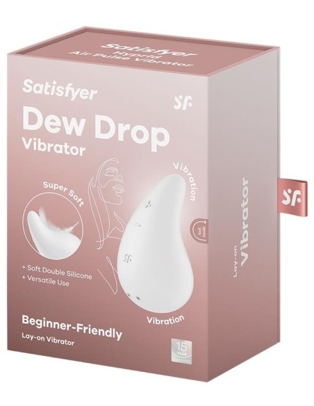 Stimulateur de Clitoris Dew Drop Blanc Stimulateur de Clitoris Dew Drop Blanc