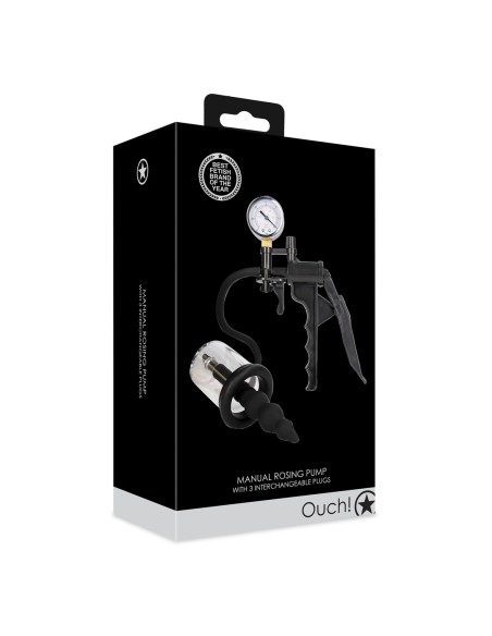 Pompe Manuelle pour Rose Anale Rosingpump avec 3 plugs