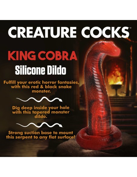 Gode King Cobra 23 x 4.2cm