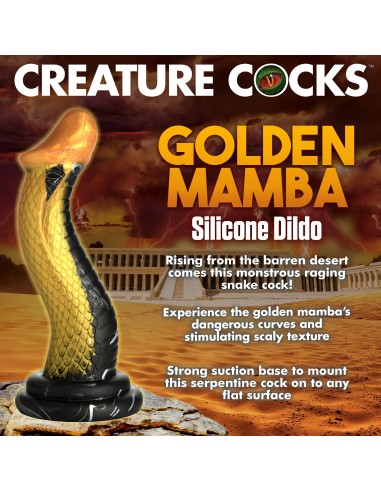 Gode Golden Mamba 20 x 6cm
