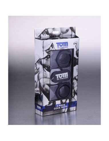 Lot de 3 Cockrings Souples Cock Nuts