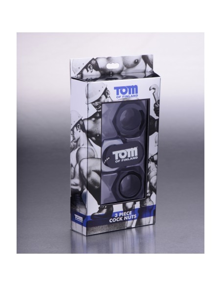 Lot de 3 Cockrings Souples Cock Nuts