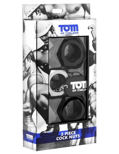 Lot de 3 Cockrings Souples Cock Nuts