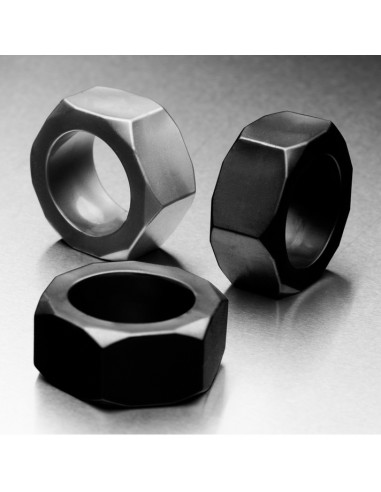 Lot de 3 Cockrings Souples Cock Nuts