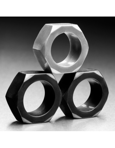 Lot de 3 Cockrings Souples Cock Nuts