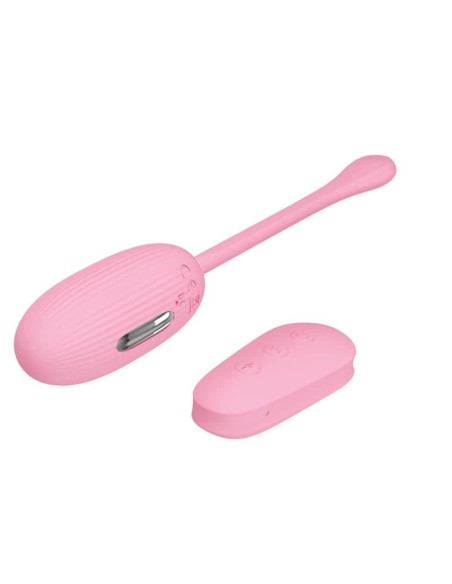 Oeuf sans fil rose Shock fun - 19 x 3.2 cm