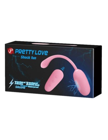 Oeuf sans fil rose Shock fun - 19 x 3.2 cm