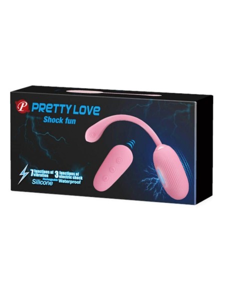 Oeuf sans fil rose Shock fun - 19 x 3.2 cm