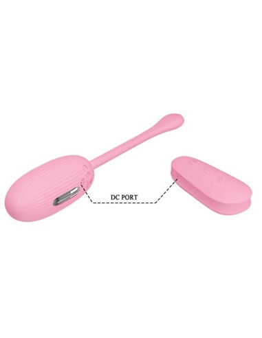 Oeuf sans fil rose Shock fun - 19 x 3.2 cm