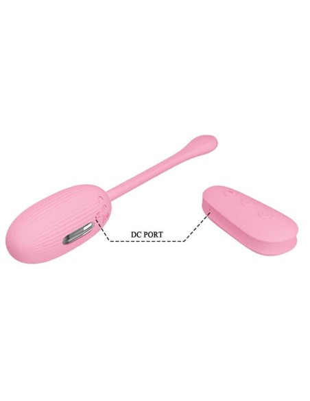 Oeuf sans fil rose Shock fun - 19 x 3.2 cm