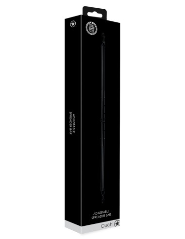 Barre d'Attaches Ajustable Spreaderiron 96 cm Noire - Bondage & Attaches - 2