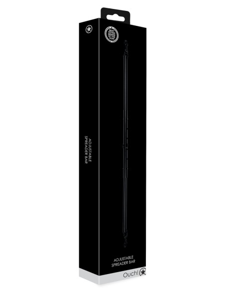 Barre d'Attaches Ajustable Spreaderiron 96 cm Noire - Bondage & Attaches - 2