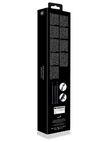 Barre d'Attaches Ajustable Spreaderiron 96 cm Noire - Bondage & Attaches - 3