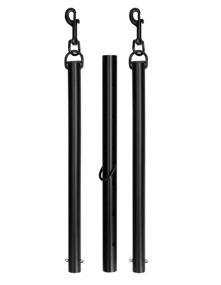 Barre d'Attaches Ajustable Spreaderiron 96 cm Noire - Bondage & Attaches - 5