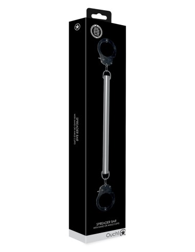 Barre avec Menottes Spreader Cuffs 35cm