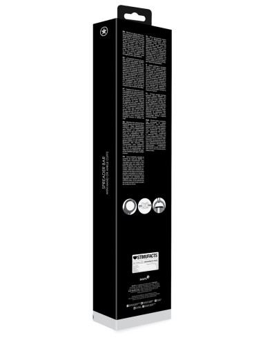 Barre avec Menottes Spreader Cuffs 35cm