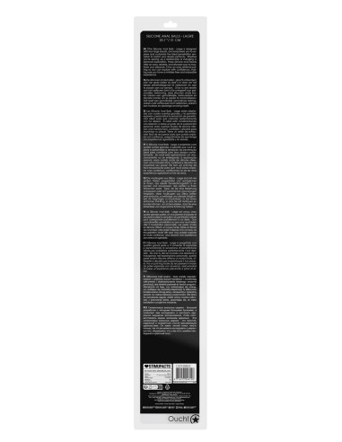 Boules Chapballs Large 46 x 4.7 cm Noires