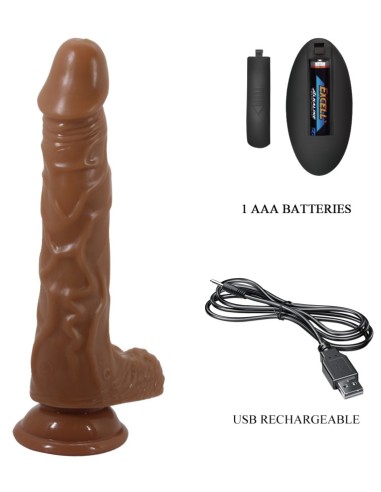 Gode Va-et-Vient Bodach 16 x 3.7cm Marron - Godes Vibrants - 5