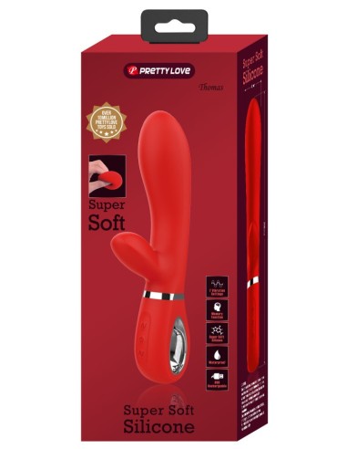 Vibro Rabbit Thomas 11 x 3.8cm Rouge