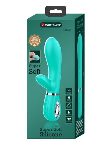 Vibro Rabbit Thomas 11 x 3.8cm Turquoise