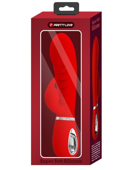 Vibro Rabbit Prescott 12 x 3.9cm Rouge