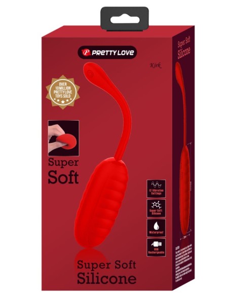 Oeuf Vibrant Kirk 8 x 3.5cm Rouge Oeuf Vibrant Kirk 8 x 3.5cm Rouge