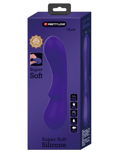 Stimulateur Prostatique Vibrant Matt 15 x 4cm Indigo