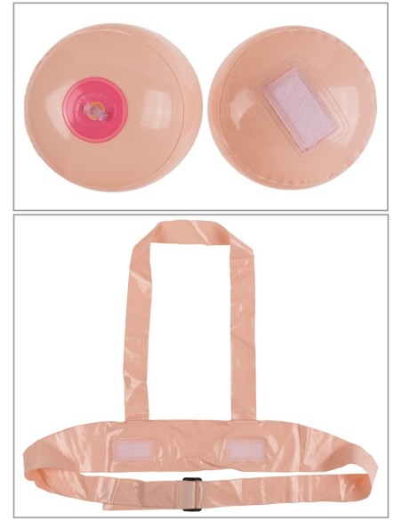 Set de 2 Poitrines Gonflables INFLATABLE BOOBS Set de 2 Poitrines Gonflables INFLATABLE BOOBS
