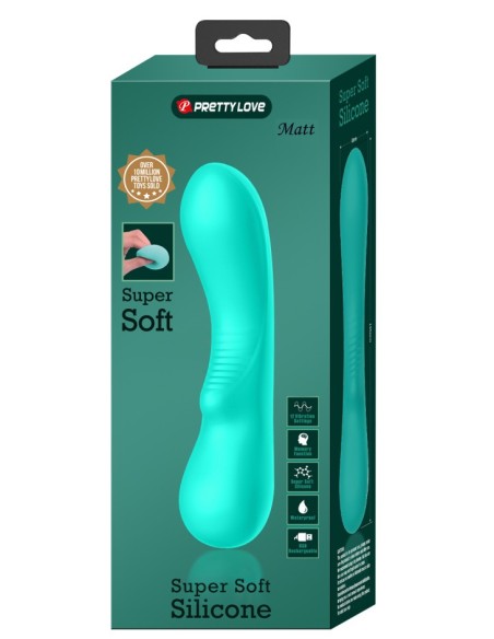 Stimulateur Prostatique Vibrant Matt 15 x 4cm Turquoise Stimulateur Prostatique Vibrant Matt 15 x 4cm Turquoise
