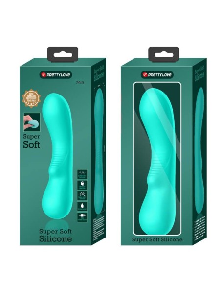 Stimulateur Prostatique Vibrant Matt 15 x 4cm Turquoise Stimulateur Prostatique Vibrant Matt 15 x 4cm Turquoise