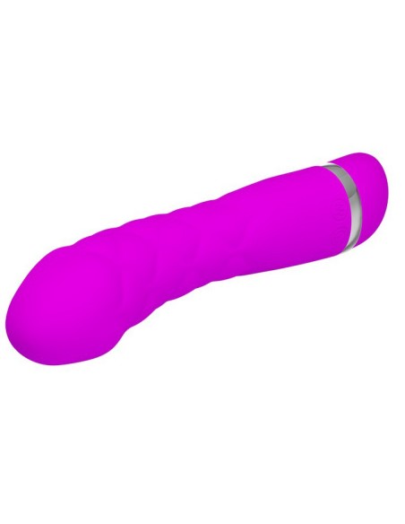 Vibromasseur design Truda 19.5 x 3.5cm - Violet