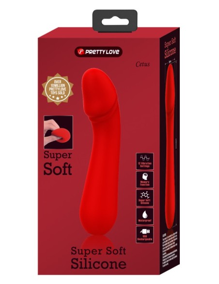 Stimulateur Prostatique CETUS 15 x 3.5cm Rouge Stimulateur Prostatique CETUS 15 x 3.5cm Rouge