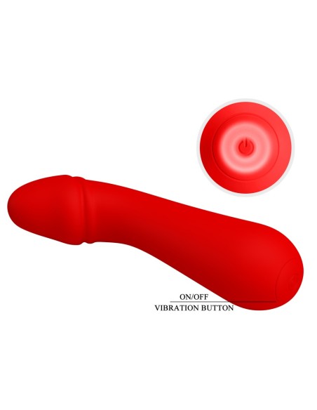 Stimulateur Prostatique CETUS 15 x 3.5cm Rouge Stimulateur Prostatique CETUS 15 x 3.5cm Rouge