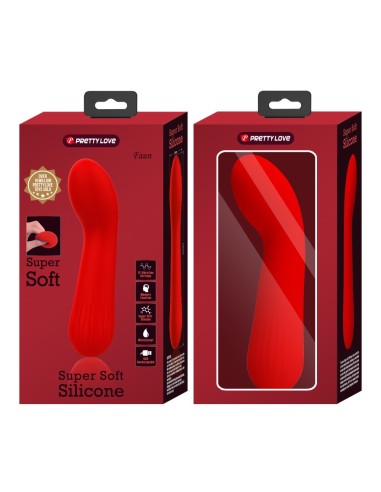 Stimulateur Prostatique Vibrant Faun 14 x 3.4cm Rouge
