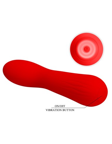 Stimulateur Prostatique Vibrant Faun 14 x 3.4cm Rouge