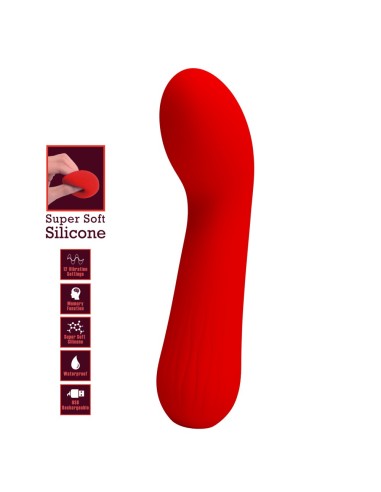 Stimulateur Prostatique Vibrant Faun 14 x 3.4cm Rouge
