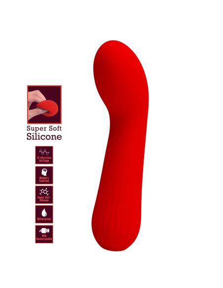 Stimulateur Prostatique Vibrant Faun 14 x 3.4cm Rouge Stimulateur Prostatique Vibrant Faun 14 x 3.4cm Rouge