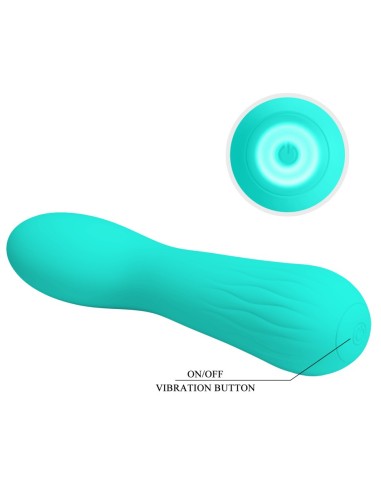 Stimulateur Prostatique Vibrant Faun 14 x 3.4cm Turquoise