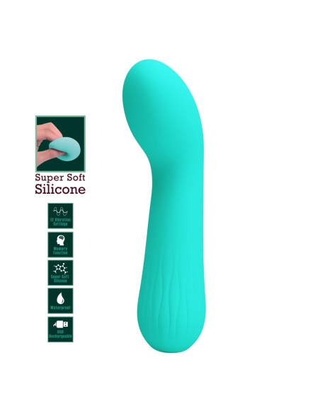 Stimulateur Prostatique Vibrant Faun 14 x 3.4cm Turquoise Stimulateur Prostatique Vibrant Faun 14 x 3.4cm Turquoise