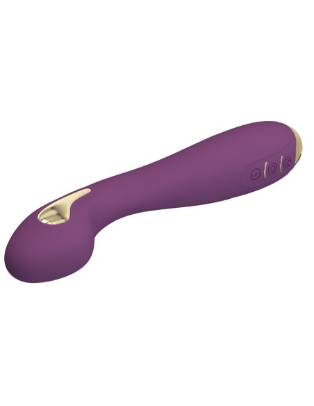 Vibro Point G Électro Connecté Hector 16 x 3.8cm Prune