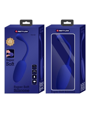 Oeuf Vibrant Knucker 7 x 3.3cm Indigo