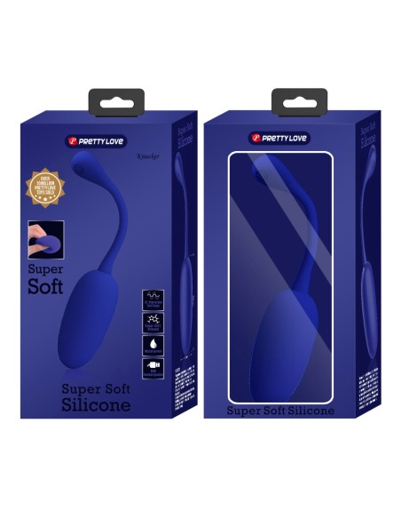 Oeuf Vibrant Knucker 7 x 3.3cm Indigo